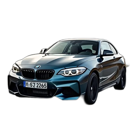 car, photorealistic, 3d render, new, bmw, m235i, incredible, bargain transparent PNG cut-out