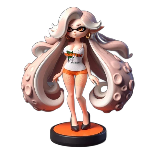 dress, staff, hair, concept art, pixel art, 3d render, cartoon, animated transparent PNG cut-out