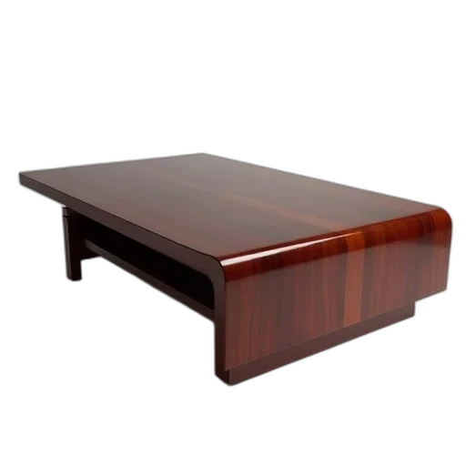 furniture, 3d render, sleek, modern, coffee, table, made, polished transparent PNG cut-out
