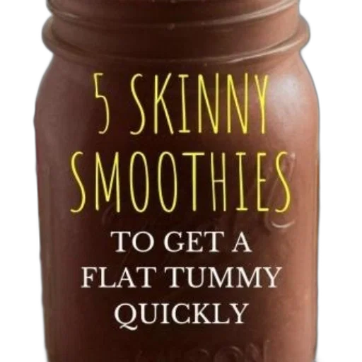 bottle, food, skinny, smoothies, get, flat, tummy, quickly transparent PNG cut-out
