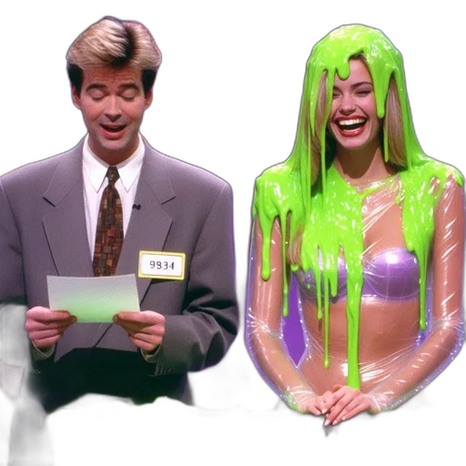 hair, vaporwave, underwater, outer space, green, neon, man, suit transparent PNG cut-out