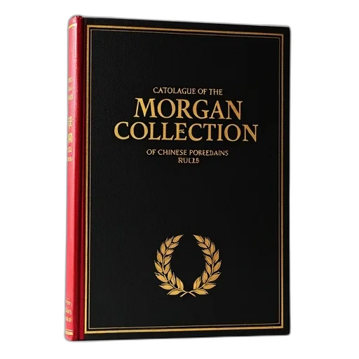 book, cover, titled, catalogue, morgan, collection, chinese, porcelains transparent PNG cut-out