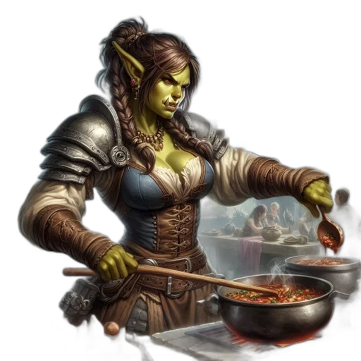 food, staff, fantasy art, concept art, pixel art, photorealistic, green, rustic transparent PNG cut-out