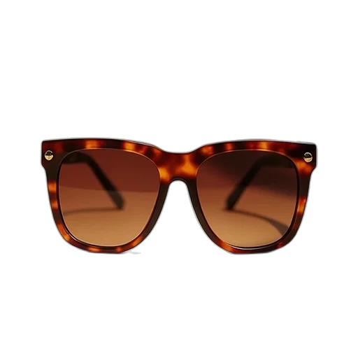 3d render, pair, womens, sunglasses, tortoise, shell, frames transparent PNG cut-out