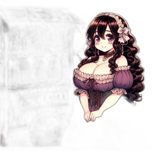 dress, crown, flower, hair, pixel art, fantasy art, concept art, anime transparent PNG cut-out