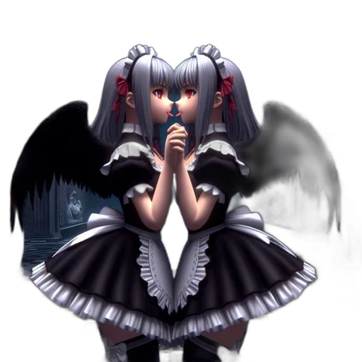 creature, dragon, dress, weapon, fantasy art, concept art, anime, pixel art transparent PNG cut-out