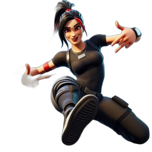 weapon, jacket, face, staff, concept art, 3d render, pixel art, female transparent PNG cut-out