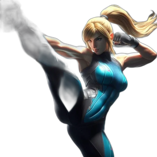 dress, concept art, comic book art, fantasy art, 3d render, blue, athletic, woman transparent PNG cut-out