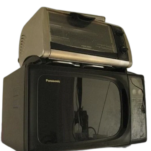 robot, weapon, furniture, face, black, panasonic, microwave, oven transparent PNG cut-out