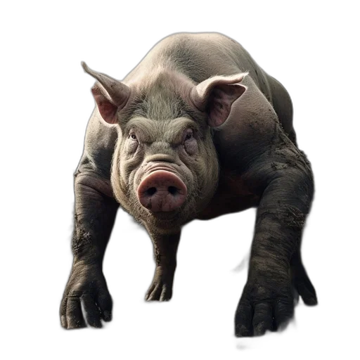 animal, creature, face, photorealistic, concept art, 3d render, fantasy art, large transparent PNG cut-out