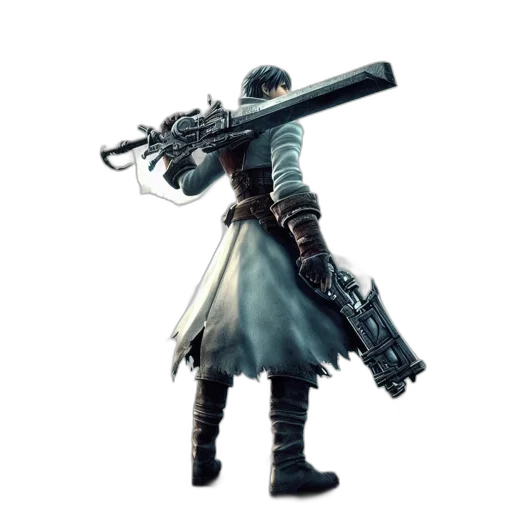 weapon, sword, staff, concept art, 3d render, fantasy art, monochrome, individual transparent PNG cut-out
