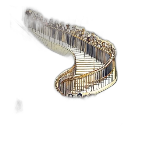 jewelry, crown, hair, furniture, 3d render, concept art, photorealistic, image transparent PNG cut-out