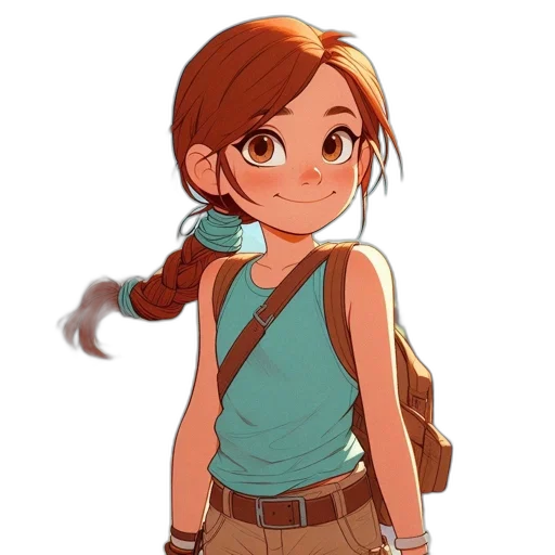 staff, dress, face, weapon, cartoon, concept art, anime, pixel art transparent PNG cut-out