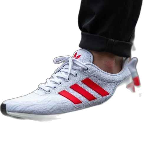 shoes, 3d render, photorealistic, adidas transparent PNG cut-out