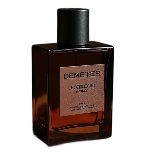 bottle, 3d render, leather, cologne transparent PNG cut-out
