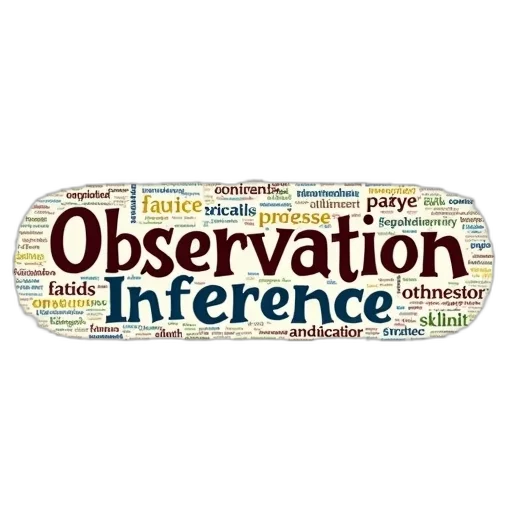 second, image, close-up, word, observation, first, inference, added transparent PNG cut-out