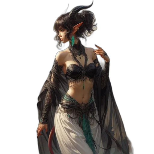 dress, fantasy art, concept art, comic book art, cyberpunk, dark, monochrome, earth tones transparent PNG cut-out