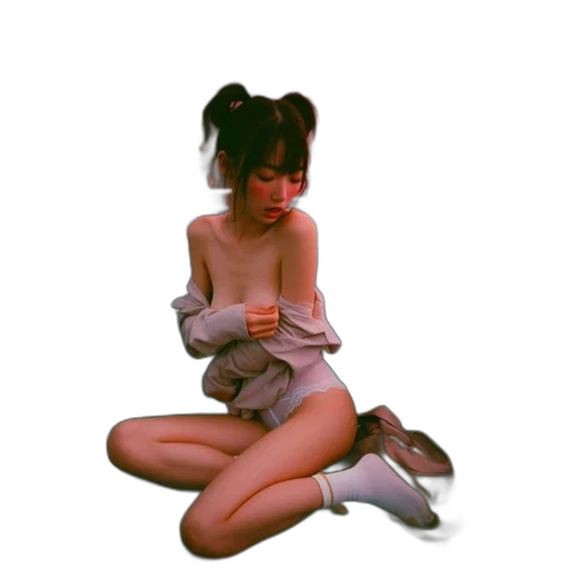 dress, shoes, creature, mask, oil painting, concept art, pixel art, photorealistic transparent PNG cut-out