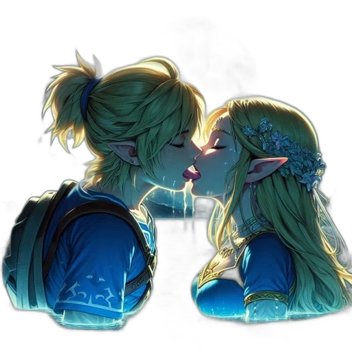 fantasy art, concept art, pixel art, watercolor, neon lights, underwater, fire, blue transparent PNG cut-out