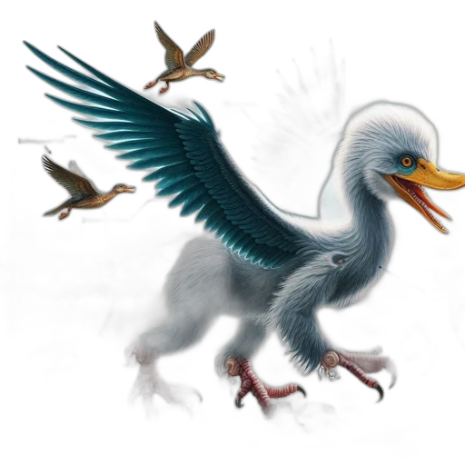 animal, dragon, creature, staff, concept art, 3d render, photorealistic, fantasy art transparent PNG cut-out