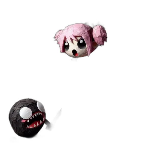 creature, weapon, mask, animal, concept art, anime, pixel art, 3d render transparent PNG cut-out