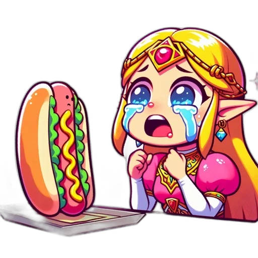 food, weapon, concept art, pixel art, anime, watercolor, neon lights, princess-inspired transparent PNG cut-out