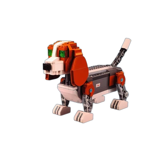 robot, animal, creature, weapon, 3d render, pixel art, concept art, cyberpunk transparent PNG cut-out