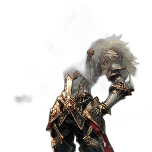mask, face, weapon, staff, concept art, fantasy art, 3d render, photorealistic transparent PNG cut-out