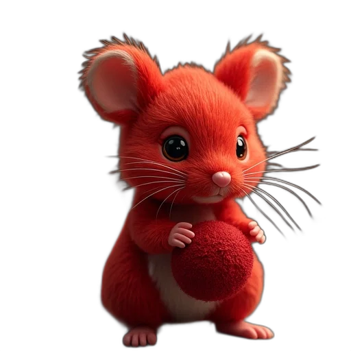 animal, creature, staff, 3d render transparent PNG cut-out