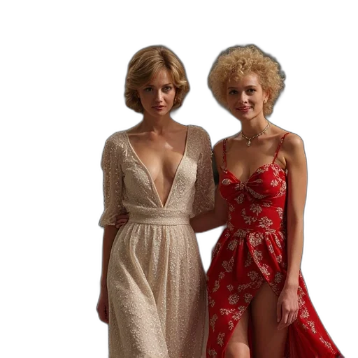 dress, concept art, photorealistic, sharon transparent PNG cut-out