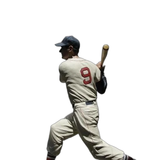 weapon, concept art, photorealistic, pixel art, baseball, player, vintage, uniform transparent PNG cut-out