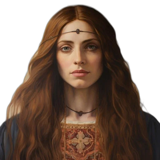 crown, face, jewelry, hair, fantasy art, photorealistic, concept art, pixel art transparent PNG cut-out