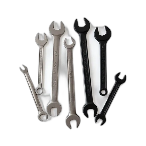 jewelry, weapon, staff, sword, set, black, silver, wrenches transparent PNG cut-out