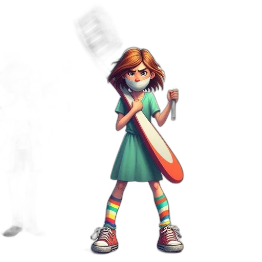dress, staff, weapon, robot, concept art, pixel art, 3d render, comic book art transparent PNG cut-out