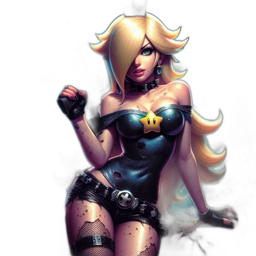 comic book art, concept art, fantasy art, pixel art, woman, emerges, cosmic, void transparent PNG cut-out