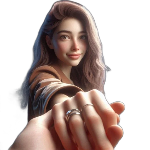 jewelry, face, staff, fantasy art transparent PNG cut-out