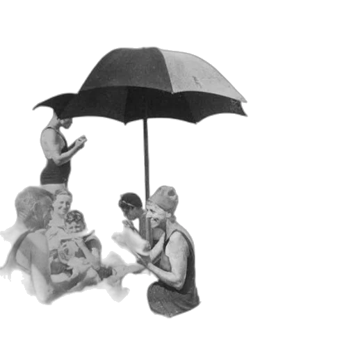 umbrella, furniture, staff, hat transparent PNG cut-out