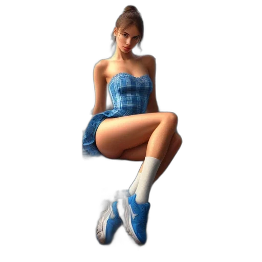 dress, shoes, robot, creature, 3d render, pixel art, photorealistic, concept art transparent PNG cut-out