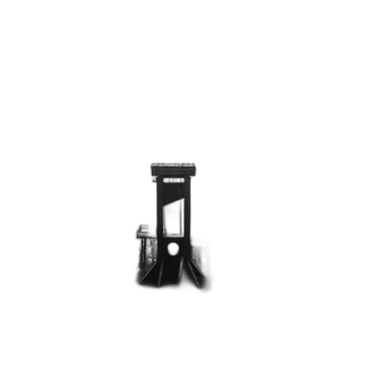 furniture, shoes, robot, staff, 3d render, photorealistic, monochrome, dilapidated transparent PNG cut-out