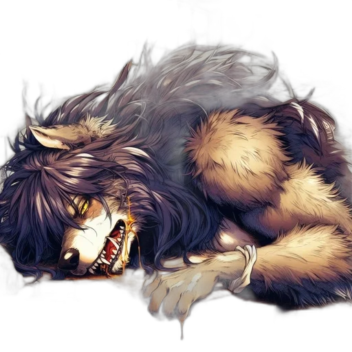 creature, animal, mask, watercolor, fantasy art, concept art, photorealistic, animated transparent PNG cut-out