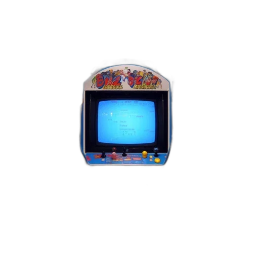 robot, furniture, pixel art, vaporwave, 3d render, arcade, machine, called transparent PNG cut-out