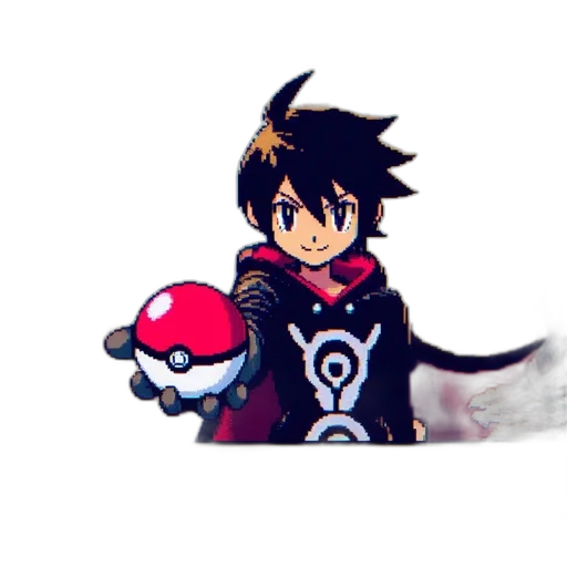dragon, weapon, staff, animal, pixel art, anime, fantasy art, concept art transparent PNG cut-out