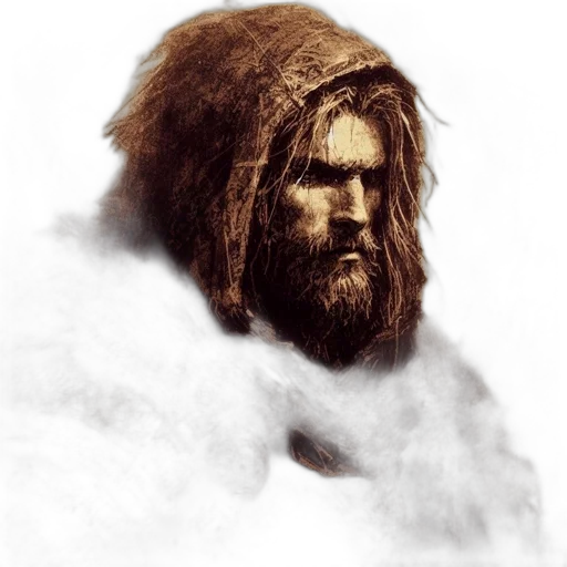 face, hair, creature, animal, fantasy art, concept art, photorealistic, comic book art transparent PNG cut-out