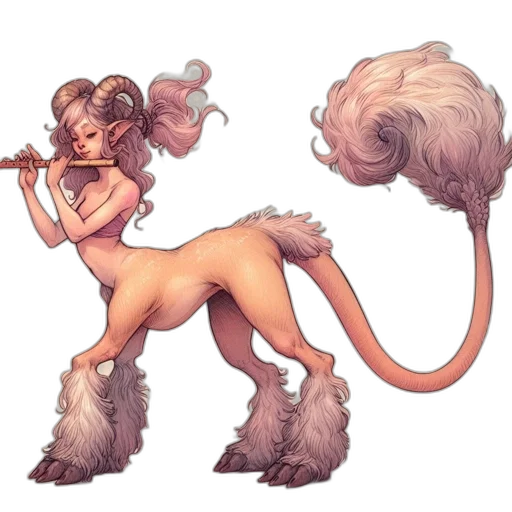 staff, creature, dragon, hair, concept art, fantasy art, watercolor, pixel art transparent PNG cut-out