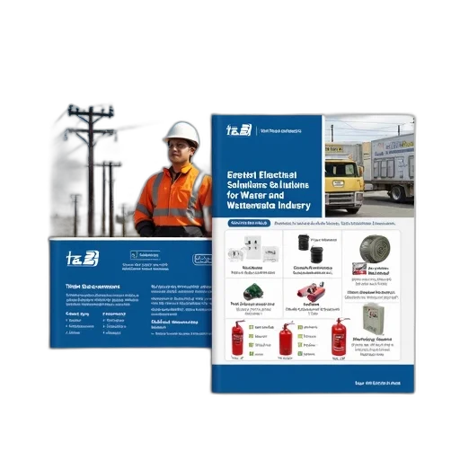 second, image, brochure, cover, electrical, solutions, water, wastewater transparent PNG cut-out