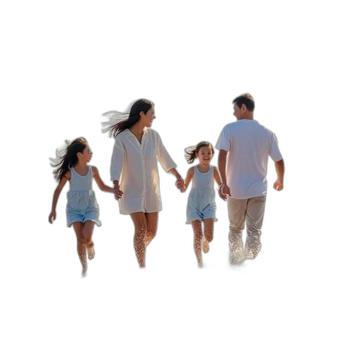 photorealistic, 3d render, happy, asian transparent PNG cut-out