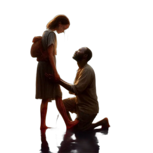 dress, shoes, photorealistic, concept art, oil painting, pixel art, fire, fog transparent PNG cut-out