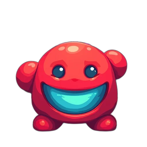 creature, robot, face, animal, concept art, pixel art, 3d render, fantasy art transparent PNG cut-out