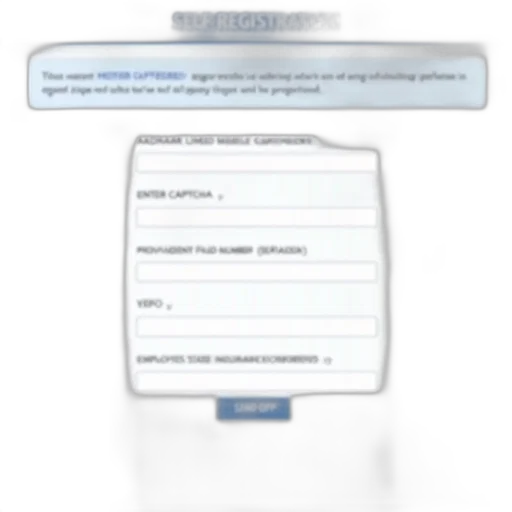 digital, form, blue, header, reads, self, registration, below transparent PNG cut-out