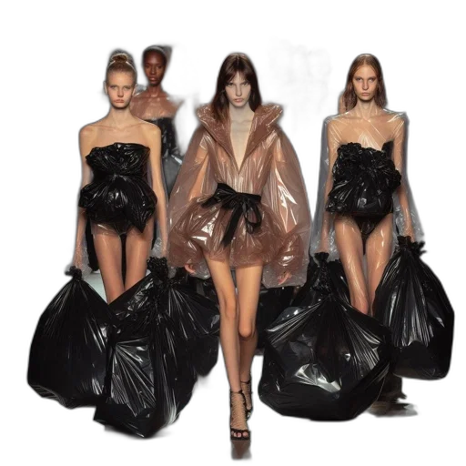 dress, jacket, concept art, photorealistic, earth tones, dark, fashion, runway transparent PNG cut-out
